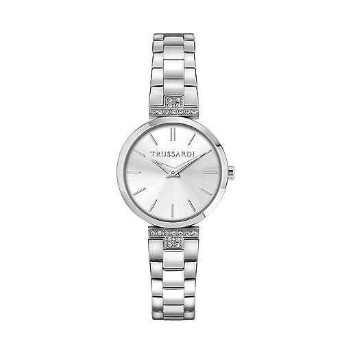 Trussardi orologio donna, solo tempo, 2h, analogico, collezione loud - r2453164501