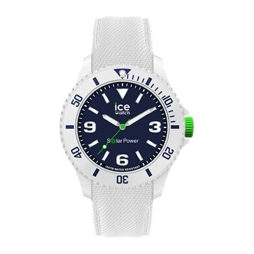 Ice-watch - ice sixty nine solar white blue - orologio bianco da uomocon cinturino in silicone - 019546 (medium)