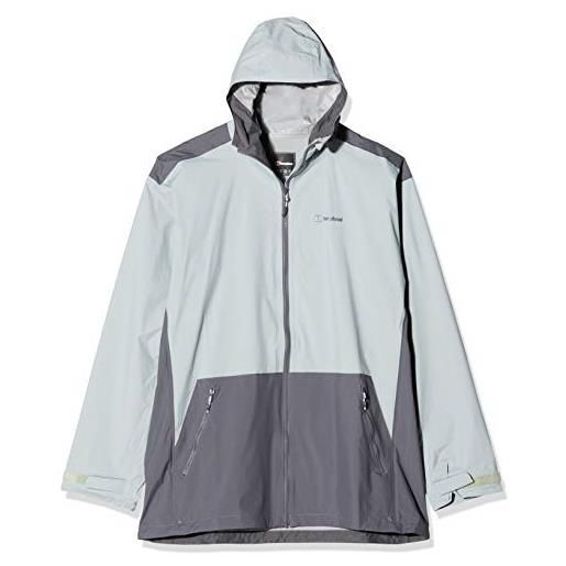 Berghaus deluge pro 2.0-giacca impermeabile, regolabile, resistente, protezione dalla pioggia, shell uomo, nero, xs