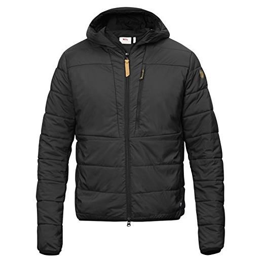 Fjällräven keb padded hoodie m, giacca uomo, nero (550-black), s