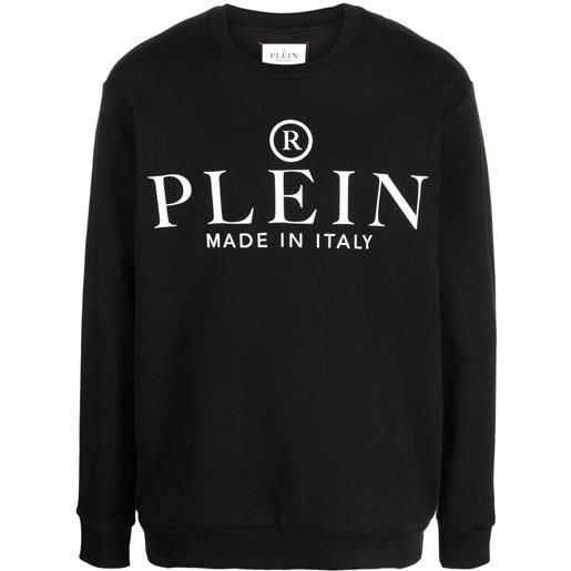 Philipp Plein maglione con stampa - nero