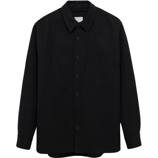 Simkhai giacca-camicia rocco - nero