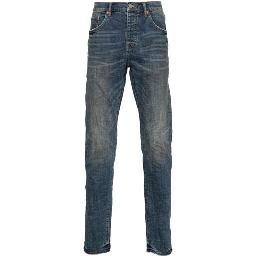 Purple Brand jeans dritti mechanic vintage - blu