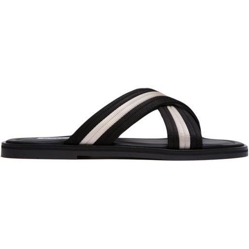 Bally sandali con design a incrocio - nero