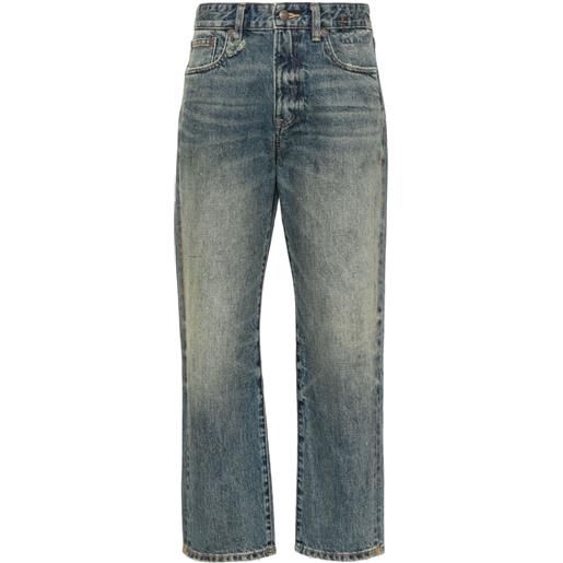 R13 jeans con effetto vissuto - blu