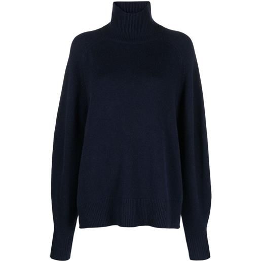 ISABEL MARANT maglione linelli con scollo rialzato - blu