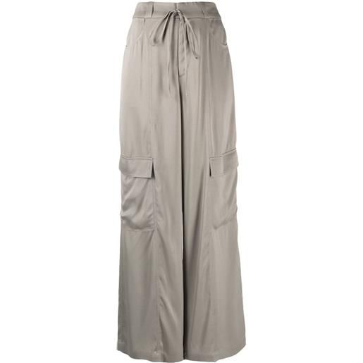 AERON pantaloni con tasche cargo - grigio