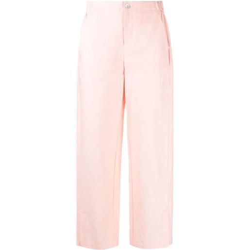 AERON pantaloni con spacchi - rosa
