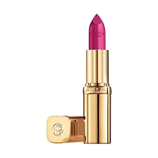 L'Oréal Paris rossetto nude color riche les nus, per labbra morbide e nutrite, colore intenso, 181 intense