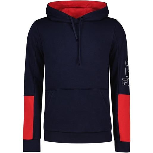 Fila Sport hayo hoodie rosso, blu s uomo