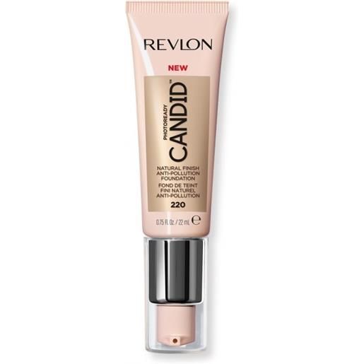 Revlon photo. Ready candid™ natural finish anti-pollution foundation 220 - sand beige