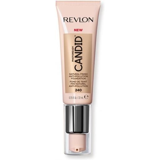 Revlon photo. Ready candid™ natural finish anti-pollution foundation 240 - natural beige