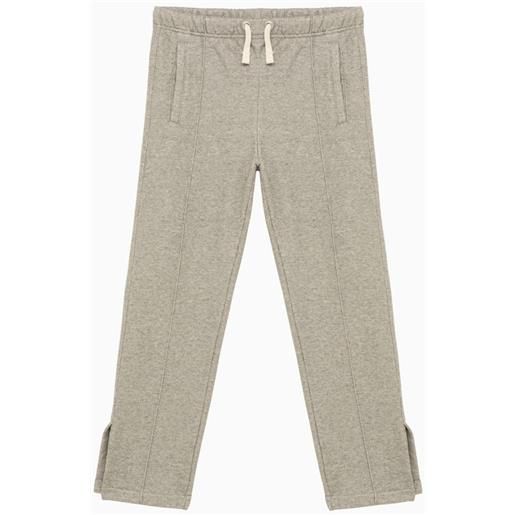 Palm Angels pantalone jogging grigio con logo