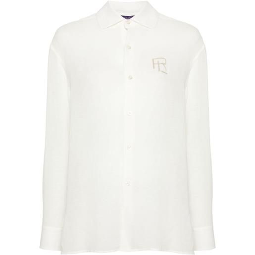 Ralph Lauren Collection camicia con ricamo - toni neutri