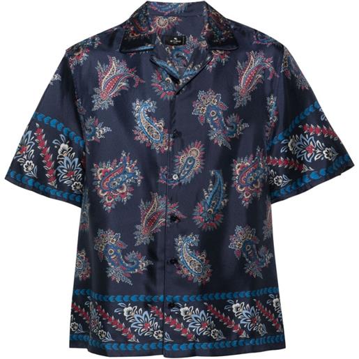 ETRO camicia con stampa paisley - blu
