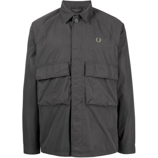 Fred Perry giacca-camicia ultility - grigio