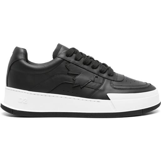 Dsquared2 sneakers canadian in pelle - nero