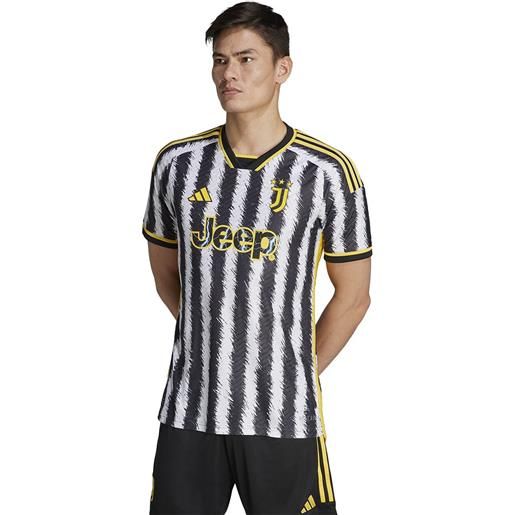 Adidas juventus authentic 23/24 short sleeve t-shirt home multicolor s