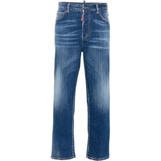 Dsquared2 jeans slim a vita media - blu