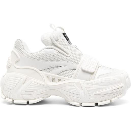 Off-White sneakers glove con inserti - bianco