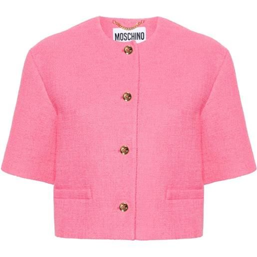 Moschino giacca a maniche corte - rosa