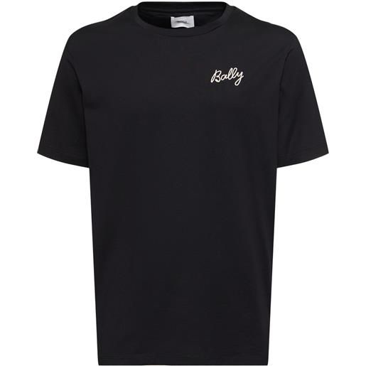 BALLY t-shirt in jersey di cotone con logo