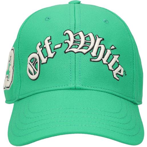 OFF-WHITE cappello baseball in cotone con logo