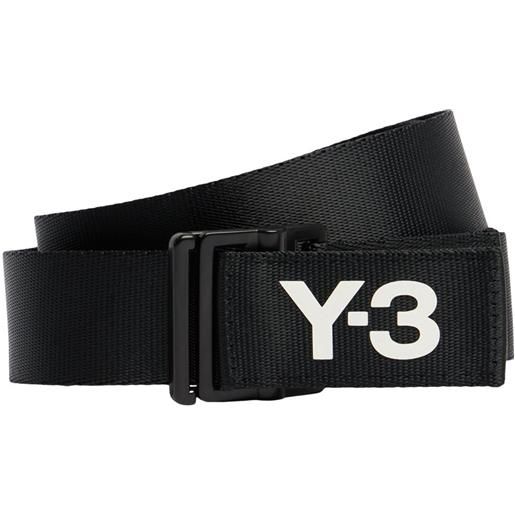 Y-3 cintura in webbing con logo