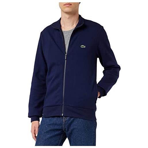 Lacoste sh9622 felpe, argent chine, xxl uomo