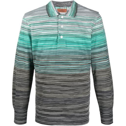 Missoni polo space dyed - verde