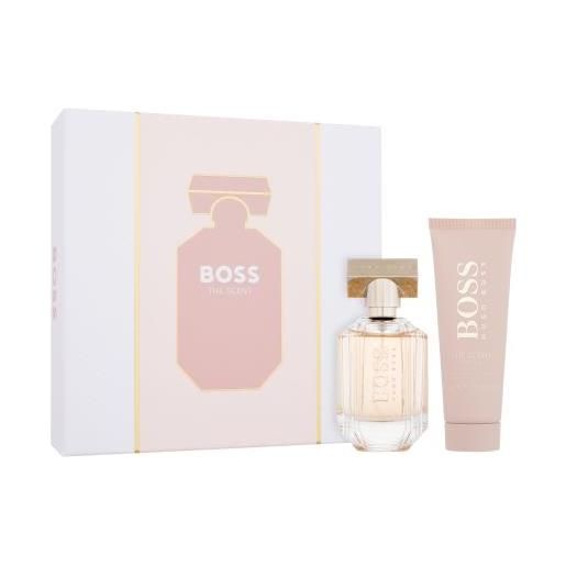 HUGO BOSS boss the scent 2016 set1 cofanetti eau de parfum 50 ml + latte corpo 75 ml per donna