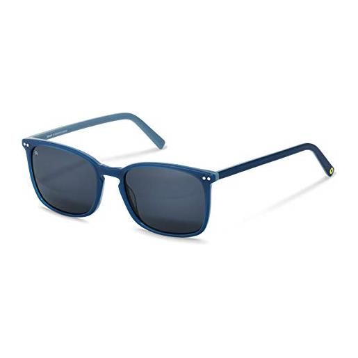 Rodenstock occhiali da sole Rodenstock youngline sun rr335 (uomo), occhiali da sole leggeri, occhiali da sole quadrati con montatura in plastica acetata