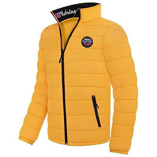 Nebulus giacca da uomo tammes, calda giacca outdoor, pratica e versatile giacca invernale, giallo. , xl