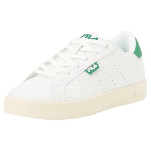 Fila lusso cb wmn, scarpe da ginnastica donna, white-verdant green, 39 eu