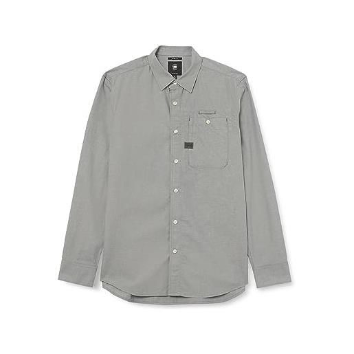 G-STAR RAW bristum 2.0 slim shirt donna , grigio (axis d23553-d187-5781), l