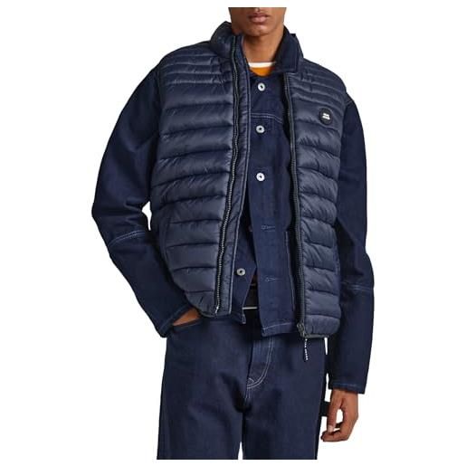 Pepe Jeans balle gillet, gilet puffer uomo, blu (dulwich), l