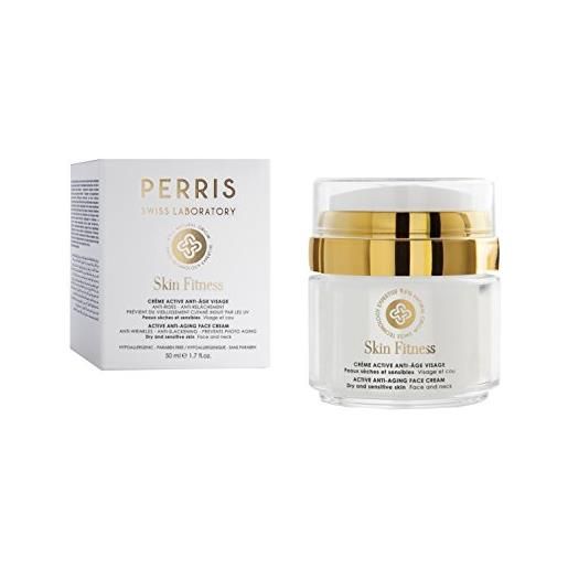 Perris Monte Carlo skin fitness active anti-aging face cream unisex, 50 ml, confezione da 1 (1 x 216 g)