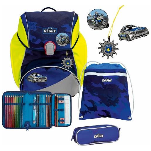 Scout alpha set di borse per la scuola 4 pezzi porpora