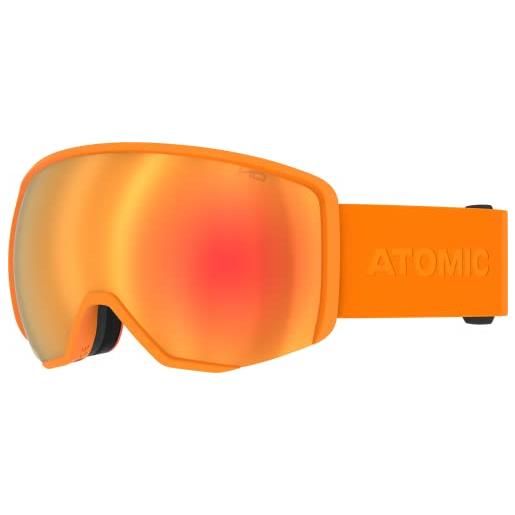 Atomic revent l stereo occhiali da sci - black - occhiali da sci con protezione antiriflesso - occhiali da snowboard a specchio di alta qualità - occhiali con montatura live fit - occhiali da sci con