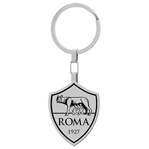 A.S. Roma portachiavi da unisex della squadra as roma della collezione roma - gioielli squadre. Portachiavi in acciaio. Dimensione ciondolo: 30 mm circa. La referenza è b-rp002xas