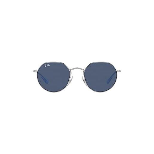 Ray-Ban rj9565s occhiali, silver/dark blue, 47 unisex-bambino