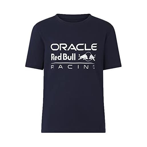 Castore red bull racing t-shirt f1 team logo formula kids formula ufficiale 1 - blu - 14 anni
