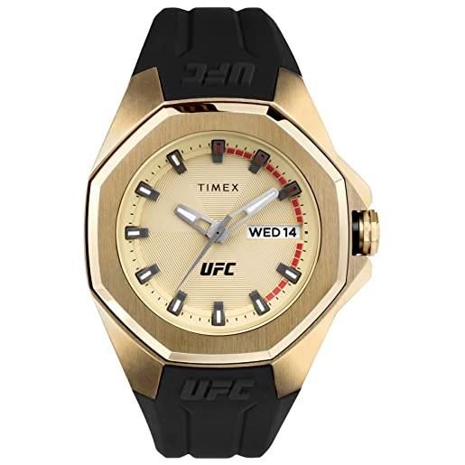 Timex orologio analogico al quarzo uomo con cinturino in silicone tw2v57100