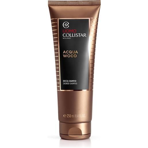 Collistar acqua wood - doccia shampoo fragranza maschile, 200ml