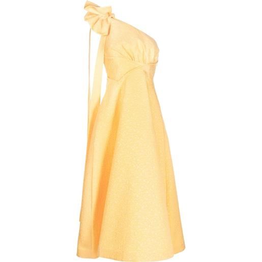 Rachel Gilbert abito emiliano monospalla - giallo