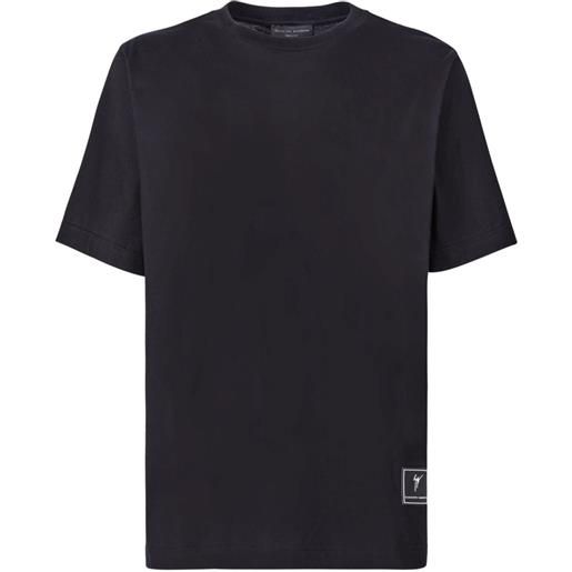 Giuseppe Zanotti t-shirt con applicazione - nero