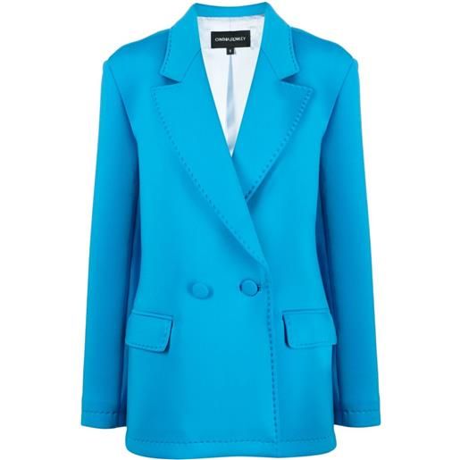 Cynthia Rowley blazer doppiopetto - blu
