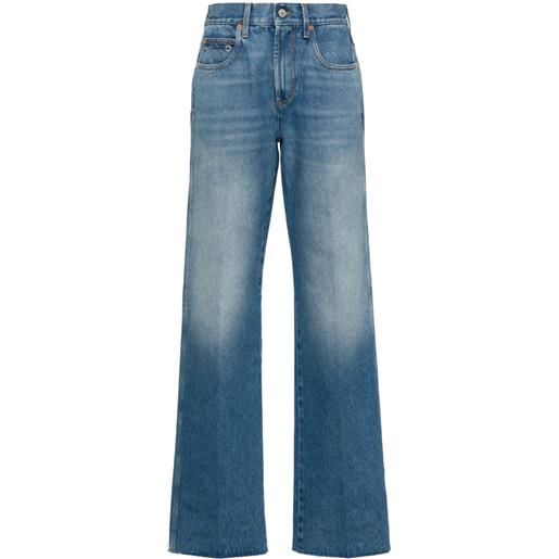Gucci jeans a gamba ampia - blu