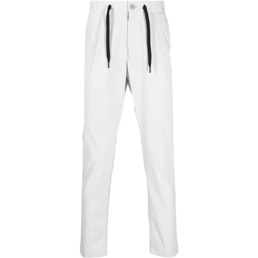 Herno pantaloni crop con coulisse - bianco