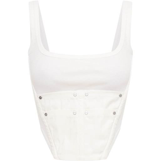 Dion Lee corsetto workwear - bianco